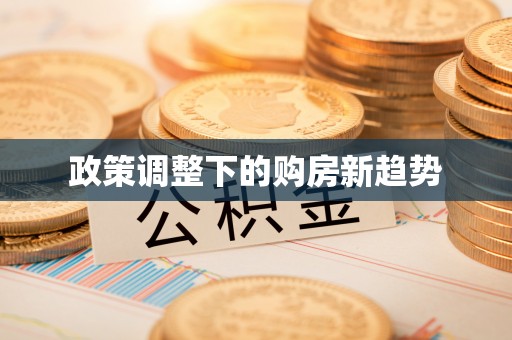 交口政策调整下的购房新趋势