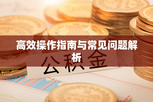 交口高效操作指南与常见问题解析