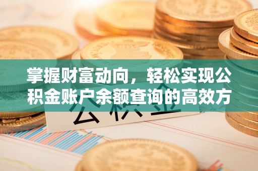 交口掌握财富动向，轻松实现公积金账户余额查询的高效方式