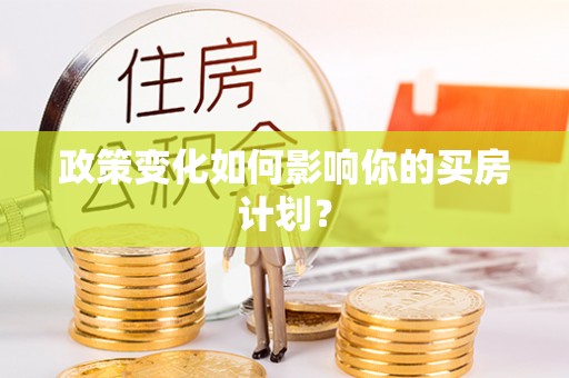 交口政策变化如何影响你的买房计划？