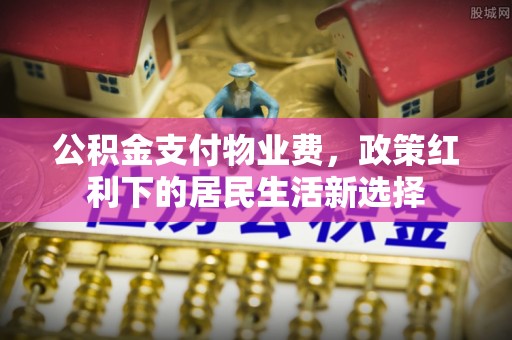 交口公积金支付物业费，政策红利下的居民生活新选择