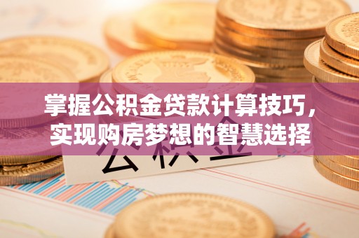 交口掌握公积金贷款计算技巧，实现购房梦想的智慧选择