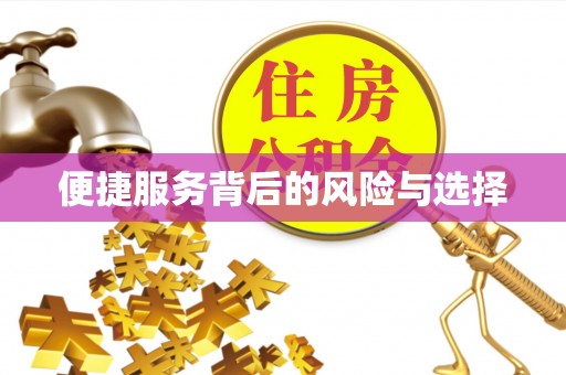 交口便捷服务背后的风险与选择